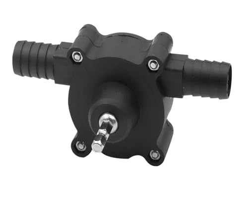 HamPaesk 1 stück Dieselöl Flüssigkeit Wasserpumpe selbstansaugende Handbohrmaschine Flüssigkeitstransferpumpen for Outdoor Persönliche Autoteile Dekoration von HamPaesk