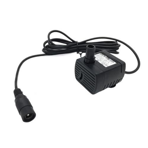 HamPaesk 1 stück Micro Tauch DC 5~12 V USB Typ Wasserpumpe Max 200L/H Durchfluss Einstellbar Bürstenlos for Aquarium(Female Type) von HamPaesk