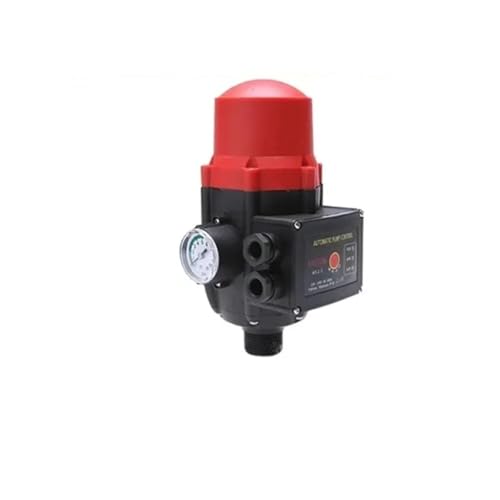 HamPaesk 1pc 220V 1,5 bar PC Wasserpumpe Intelligente Controller Wasserpumpe Schalter Automatische Regler(Red) von HamPaesk