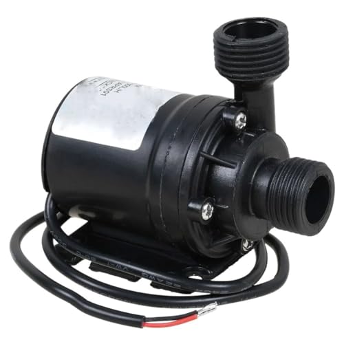 HamPaesk 1pc Druck Pumpe DC 12V Tauch 800L/H 5m Solar Bürstenlosen Motor Wasser Geräuscharm Zirkulation(Water Pump A) von HamPaesk