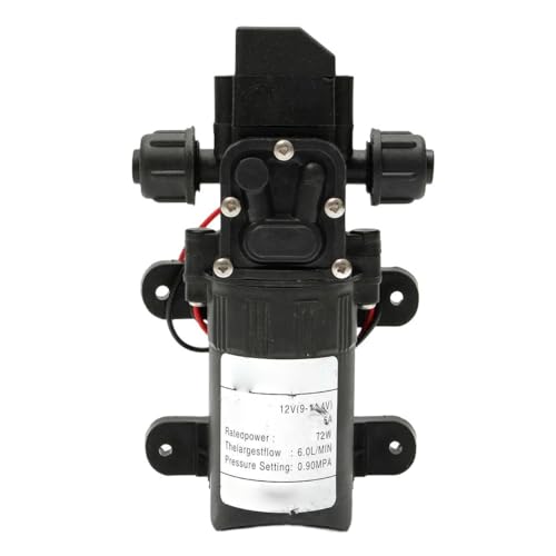 HamPaesk 1pc Pumpe 12V 6A 72W 130PSI 6L Stabile Hochdruck Membran Schutz Sprayer for Caravan Boot von HamPaesk