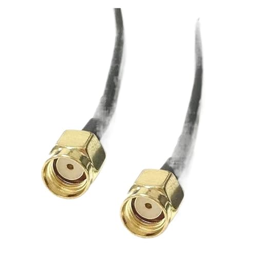RG174 Koaxialkabel SMA-Stecker auf RPSMA-Stecker for Crimpen for RG-174-Verlängerungs-Kupfer-Zuleitungskabel for Kartenantenne(Type2-1pcs,3M) von HamPaesk