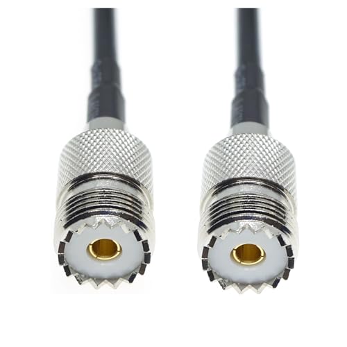 RG58 Koaxialkabel UHF PL-259 SO239 Anschlüsse Amateur Ham CB Radio Antennenkabel Anschluss Messing RF 30cm 50cm 100cm 2M 3M(TYPE M 1Pcs,5M) von HamPaesk