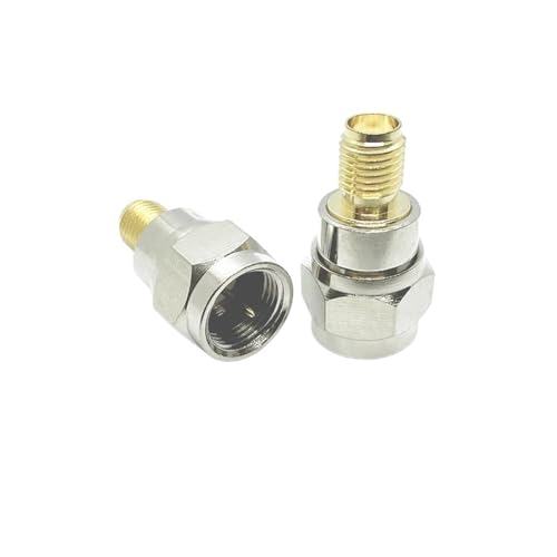Reines Kupfer F-Typ auf SMA-Stecker weiblich RF Koaxial-Stecker Antennenadapter 4 Typen(SMAK-FJ x1) von HamPaesk