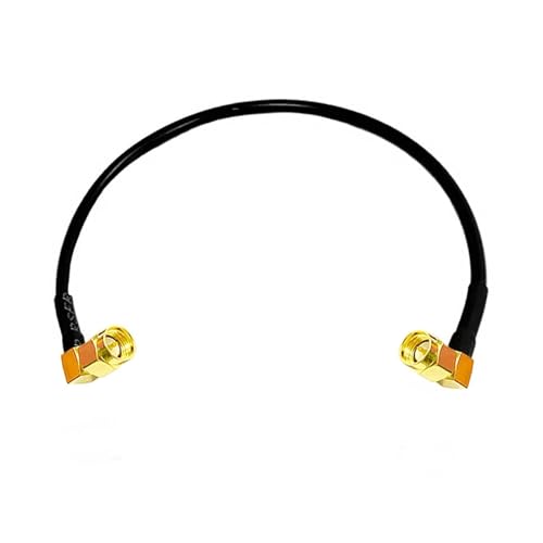 SMA-Stecker rechtwinkliger Schalterstecker 90-Grad-Überbrückungskabel RG316 RG174 RG58 15CM/40CM/100CM Adapter(RG174,500CM) von HamPaesk