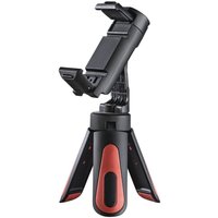 hama Pocket II Rotation Ministativ für Smartphones schwarz, rot. von Hama