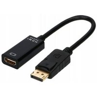 DisplayPort zu HDMI Adapterkabel Konverter Adapter 4K Schwarz von Hama