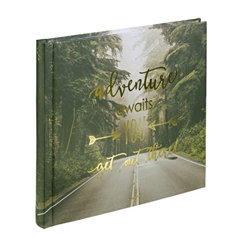 Fotoalbum "Highway" (kleines Album 18x18 cm, Fotobuch mit 30 weiße Seiten, Foto-Album zum Selbstgestalten) grün von Hama