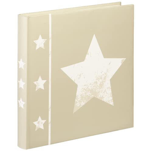 Hama Fotoalbum „Skies“ (Jumbo Album mit 60 Seiten, für 240 Fotos im Format 10x15, Stern Motiv, 30x30) XL Fotobuch beige Hama Fotoalbum „Skies“ (Jumbo Album mit 60 Seiten, für 240 Fotos im Format 10x15, Stern Motiv, 30x30) XL Fotobuch beige von Hama
