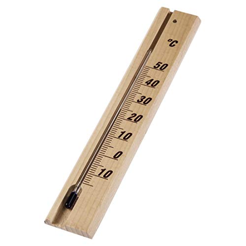 Hama 00186401 Innenthermometer Mechanical Environment Thermometer Holz von Hama