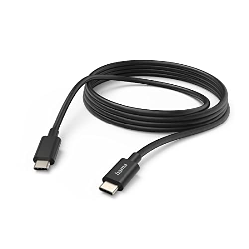 Hama 00187273 Lade-/Datenkabel USB-C zu USB-C, 3m, schwarz Hama 00187273 Lade-/Datenkabel USB-C zu USB-C, 3m, schwarz von Hama