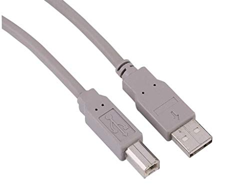 Hama 1,8m USB-Kabel 2.0 Anschlusskabel USB-A auf USB-B-Stecker für Drucker Hub PC HDD etc. von Hama