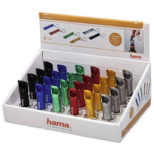 Hama 2 in1 Hand Flashlight LED Black, Blue, Gold, Green, Red, Silver – Flashlights (Hand Flashlight, Black, Blue, Gold, Green, Red, Silver, 3 Lamp (S), LED, 4 LM, White) von Hama