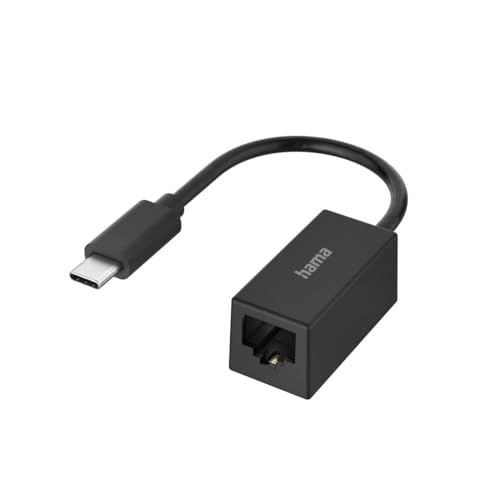 Netzwerk-Adapter, USB-C-Stecker - LAN/Ethernet-Buchse, Gigabit Ethernet von Hama