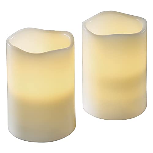 Hama 96019 LED-Echtwachskerzen, 2er: LED-Kerzenlampe, Weiß, Glas, Metall Hama 96019 LED-Echtwachskerzen, 2er: LED-Kerzenlampe, Weiß, Glas, Metall von Hama