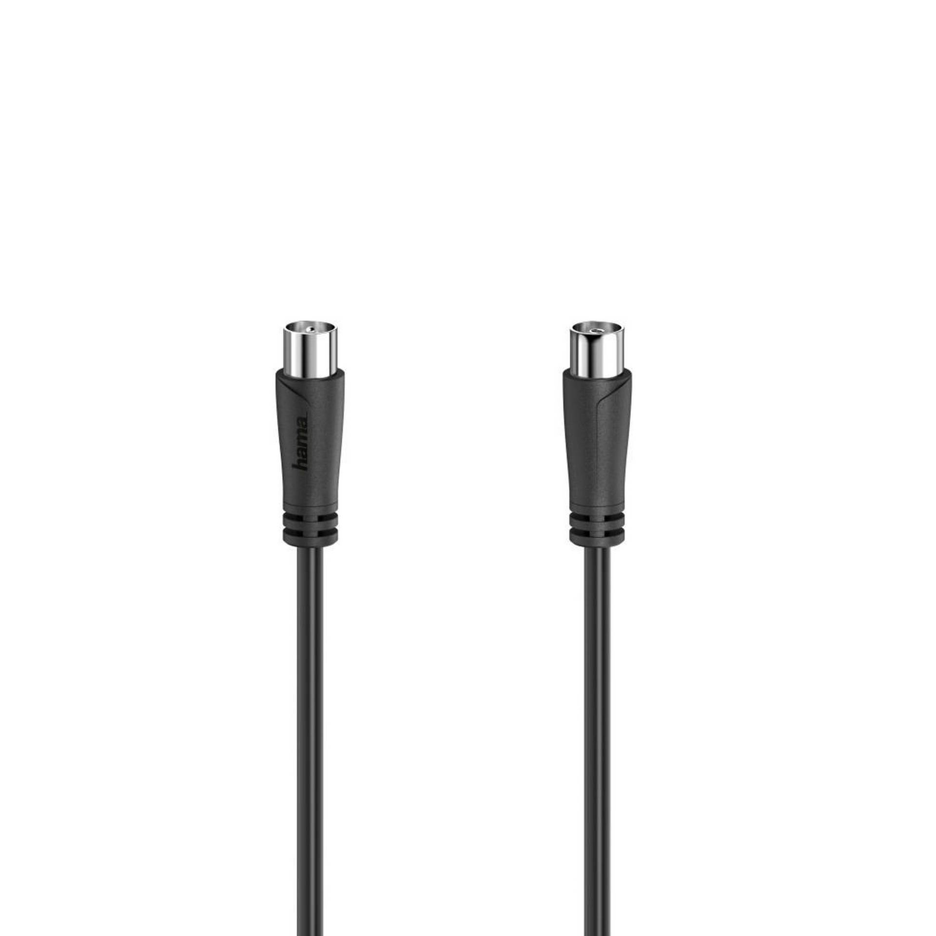 Hama Antennenkabel schwarz Koax-Stecker mit Koax-Kupplung 1,5 m Hama Antennenkabel schwarz Koax-Stecker mit Koax-Kupplung 1,5 m von Hama