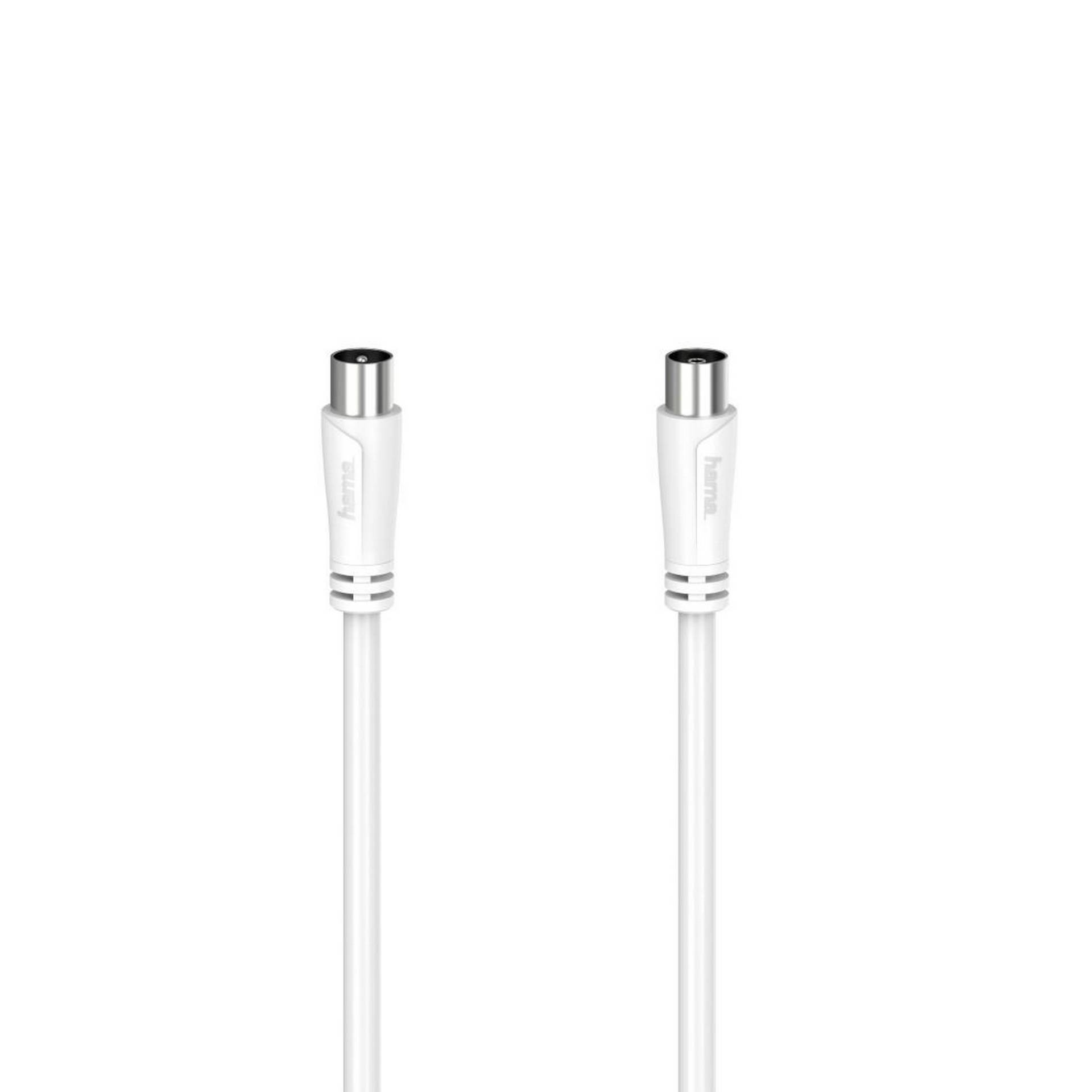 Hama Antennenkabel weiß Koax-Stecker mit Koax-Kupplung 10 m Hama Antennenkabel weiß Koax-Stecker mit Koax-Kupplung 10 m von Hama