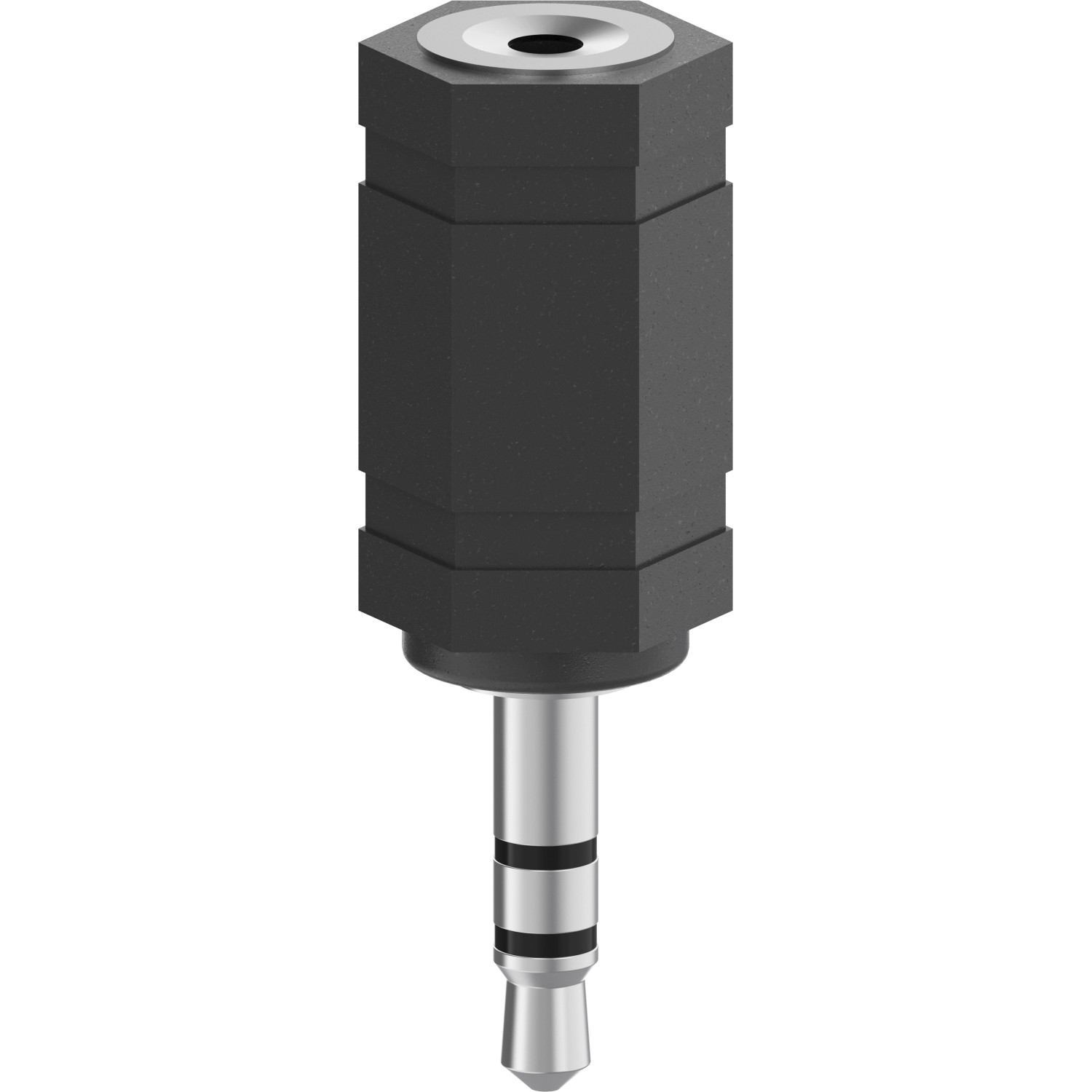 Hama Audio-Adapter 3,5 mm-Klinken-Stecker/2,5 mm-Klinken-Kupplung Stereo Schwarz von Hama