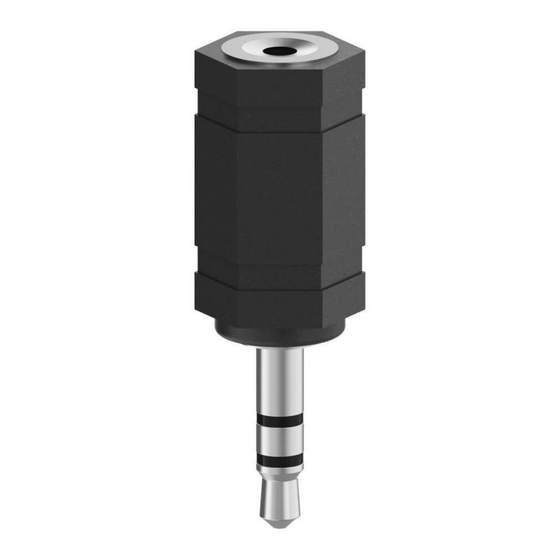Hama Audio-Adapter Stereo 3,5 mm Klinkenstecker mit 2,5 mm Klinkenkupplung von Hama