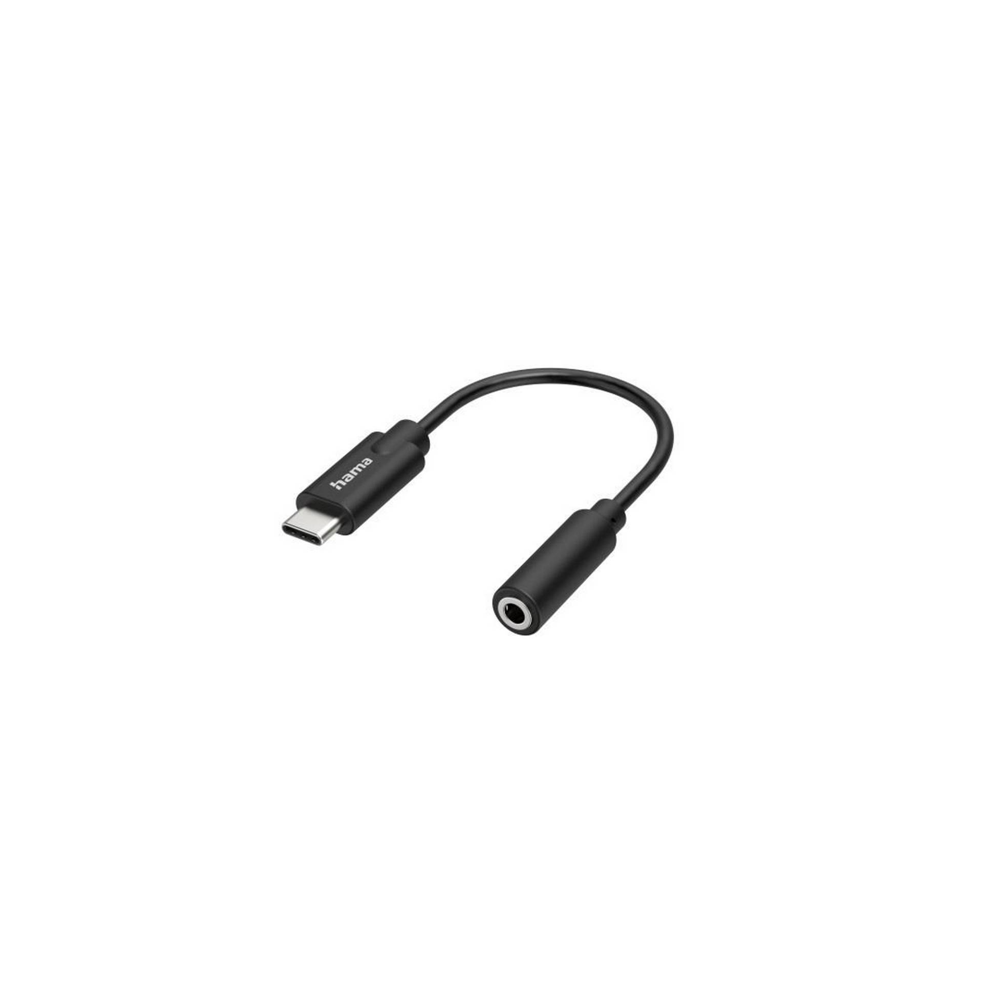 Hama Audio-Adapter Stereo USB-C-Stecker mit 3,5 mm Klinkenbuchse Hama Audio-Adapter Stereo USB-C-Stecker mit 3,5 mm Klinkenbuchse von Hama