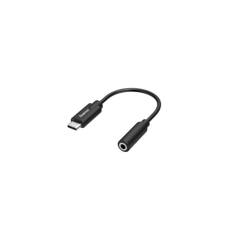 Hama Audio-Adapter Stereo USB-C-Stecker mit 3,5 mm Klinkenbuchse von Hama