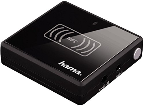 Hama Audio Empfänger Bluetooth 4.0 (Receiver für drahtlose Musikübertragung, für HiFi-/ Stereoanlagen und Streaming, kompatibel zu NFC und APTX) schwarz von Hama