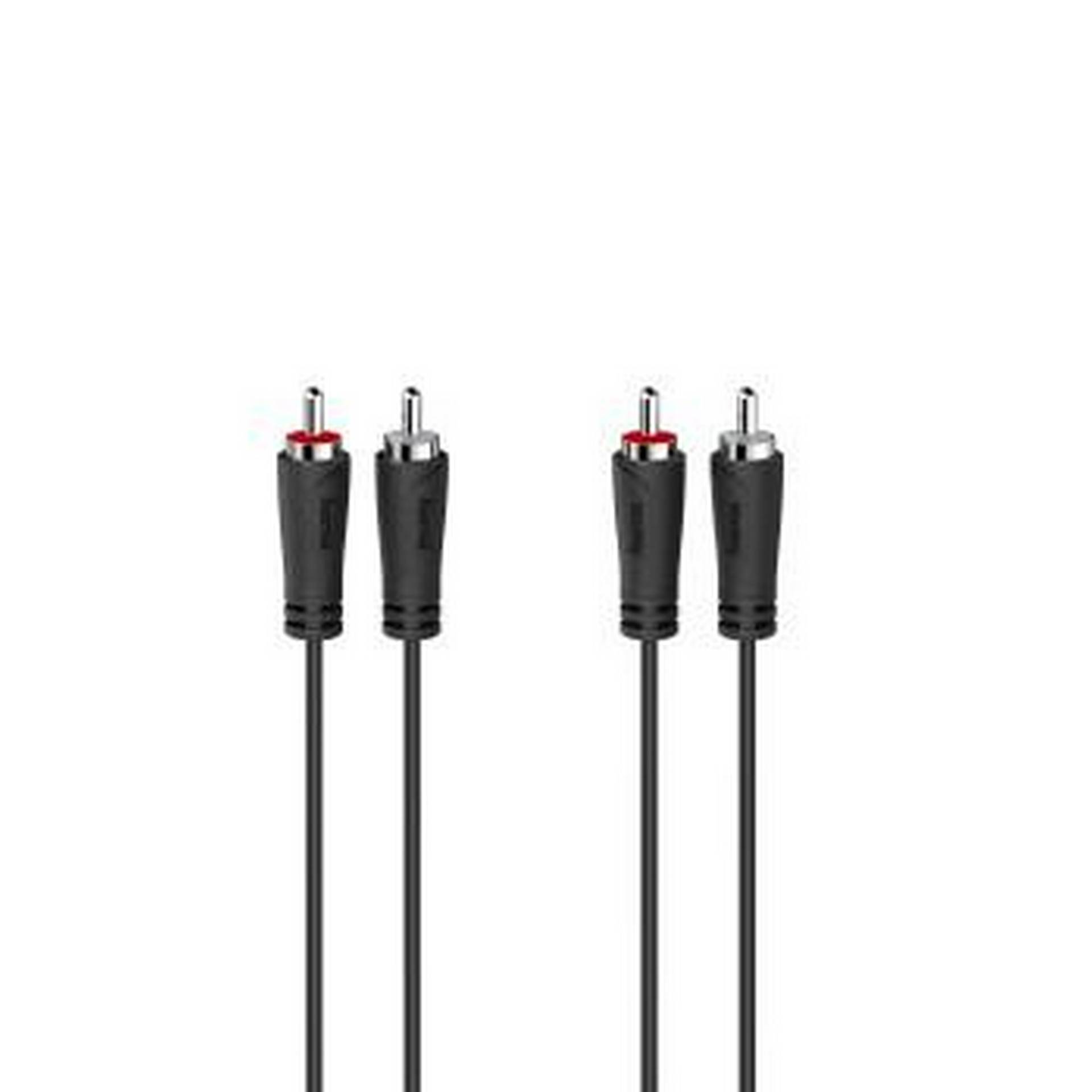 Hama Audio-Kabel schwarz 4 Cinch-Stecker 1,5 m Hama Audio-Kabel schwarz 4 Cinch-Stecker 1,5 m von Hama
