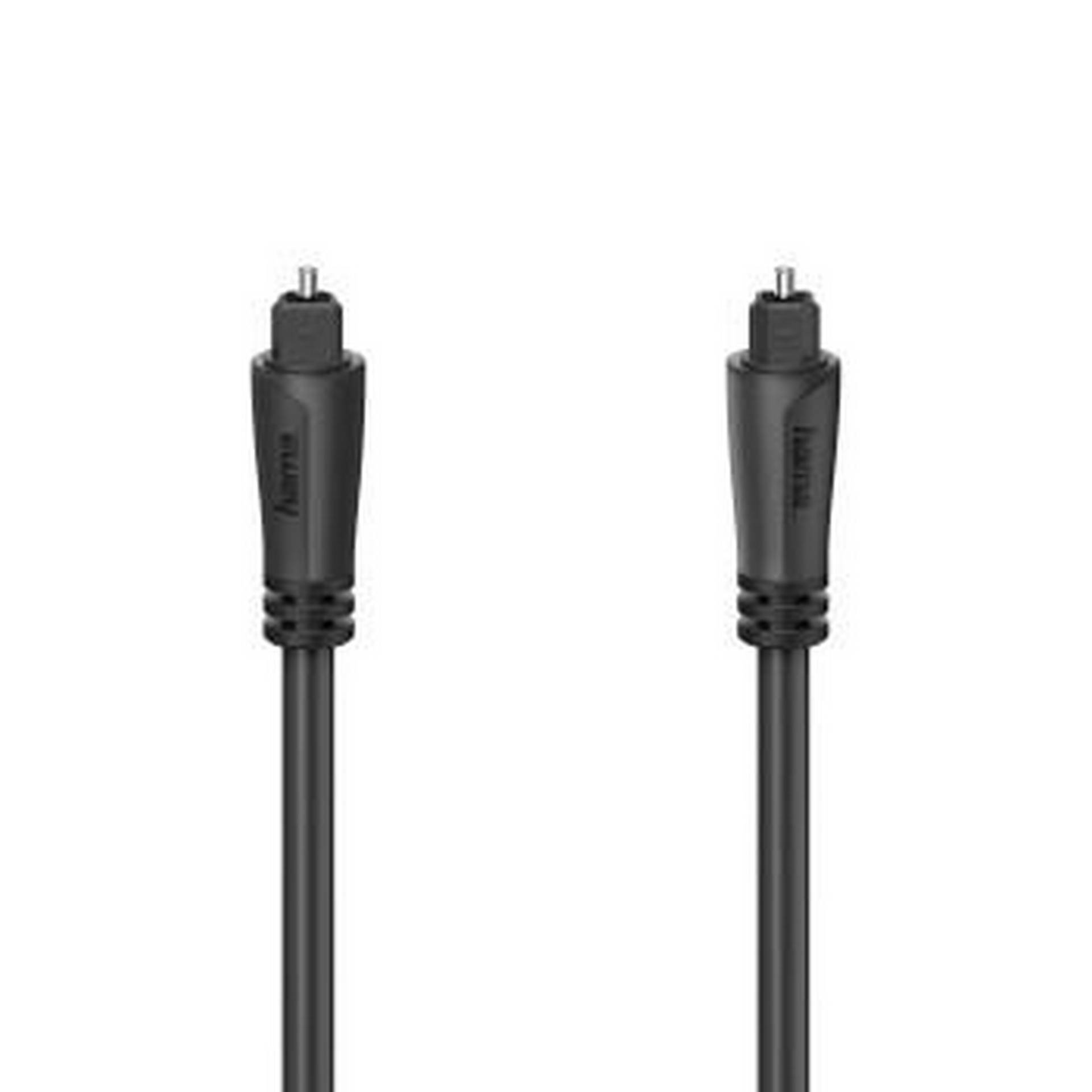 Hama Audio-Lichtleiter-Kabel schwarz 2 x Toslink-Stecker 1,5 m Hama Audio-Lichtleiter-Kabel schwarz 2 x Toslink-Stecker 1,5 m von Hama
