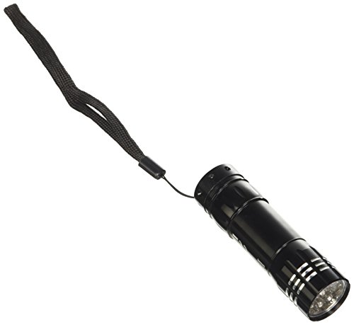 Hama Basic LED Taschenlampe Unisex - Erwachsene, schwarz, 9 x 2.5 cm von Hama