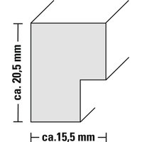 Hama Bilderrahmen Arizona 31,5 x 44,1 cm eiche von Hama