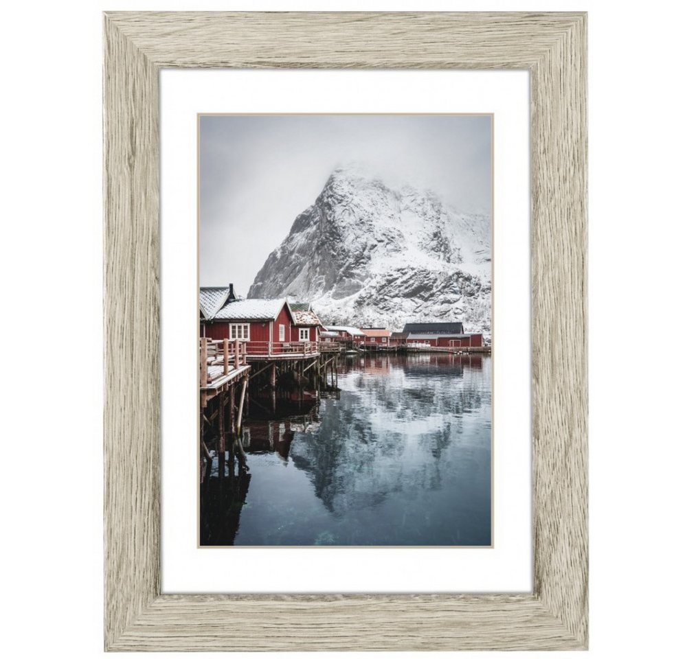 Hama Bilderrahmen Hama Holzrahmen Oslo 13x18cm graukiefer, Bilderrahmen Hama Bilderrahmen Hama Holzrahmen Oslo 13x18cm graukiefer, Bilderrahmen von Hama