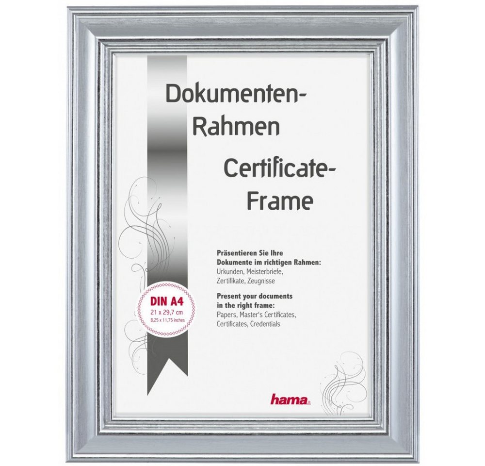 Hama Bilderrahmen Hama Kunststoffrahmen 21x29,7cm silber - Bilderrahmen Hama Bilderrahmen Hama Kunststoffrahmen 21x29,7cm silber - Bilderrahmen von Hama