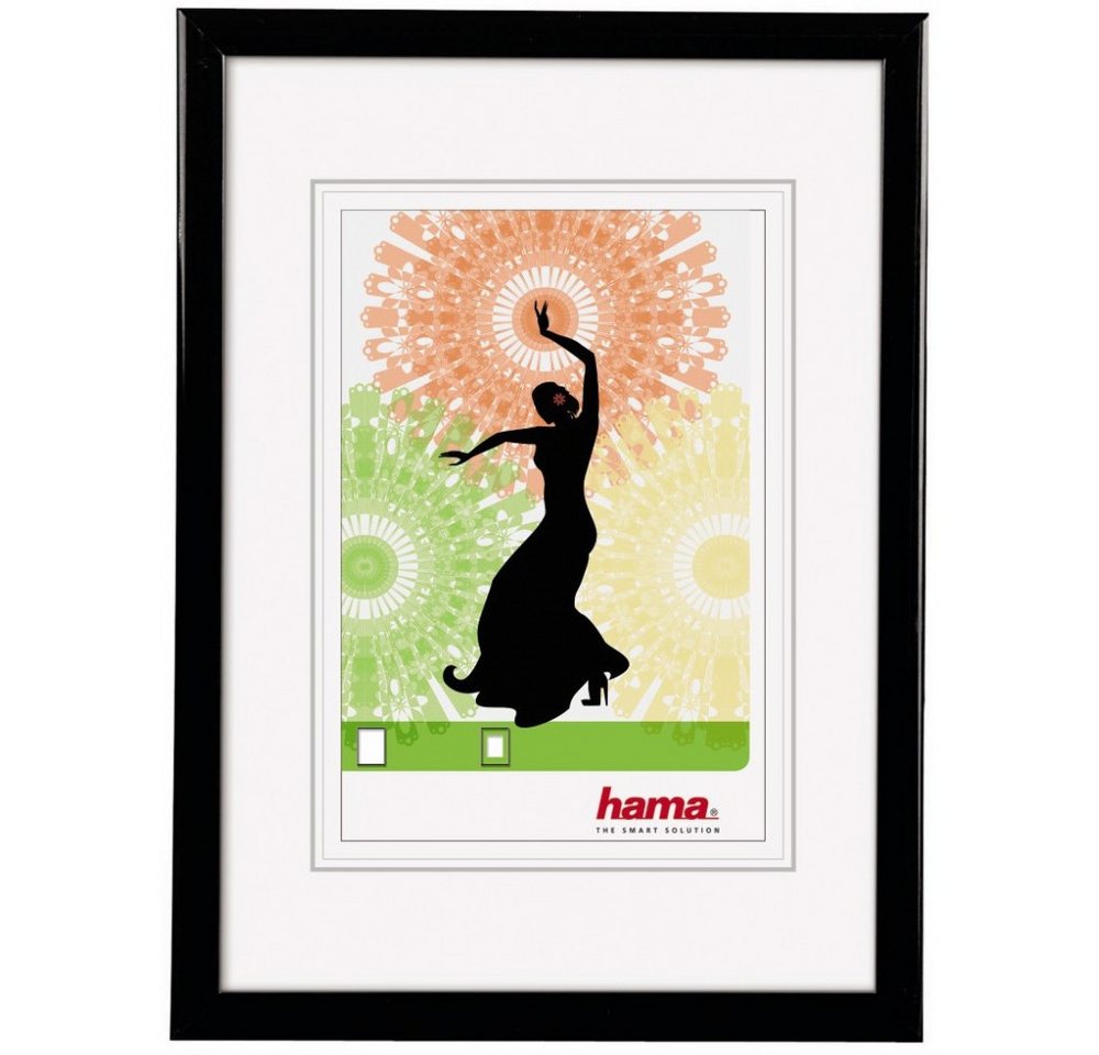 Hama Bilderrahmen Hama Kunststoffrahmen Madrid 50x70cm schwarz, Bilderrahmen Hama Bilderrahmen Hama Kunststoffrahmen Madrid 50x70cm schwarz, Bilderrahmen von Hama