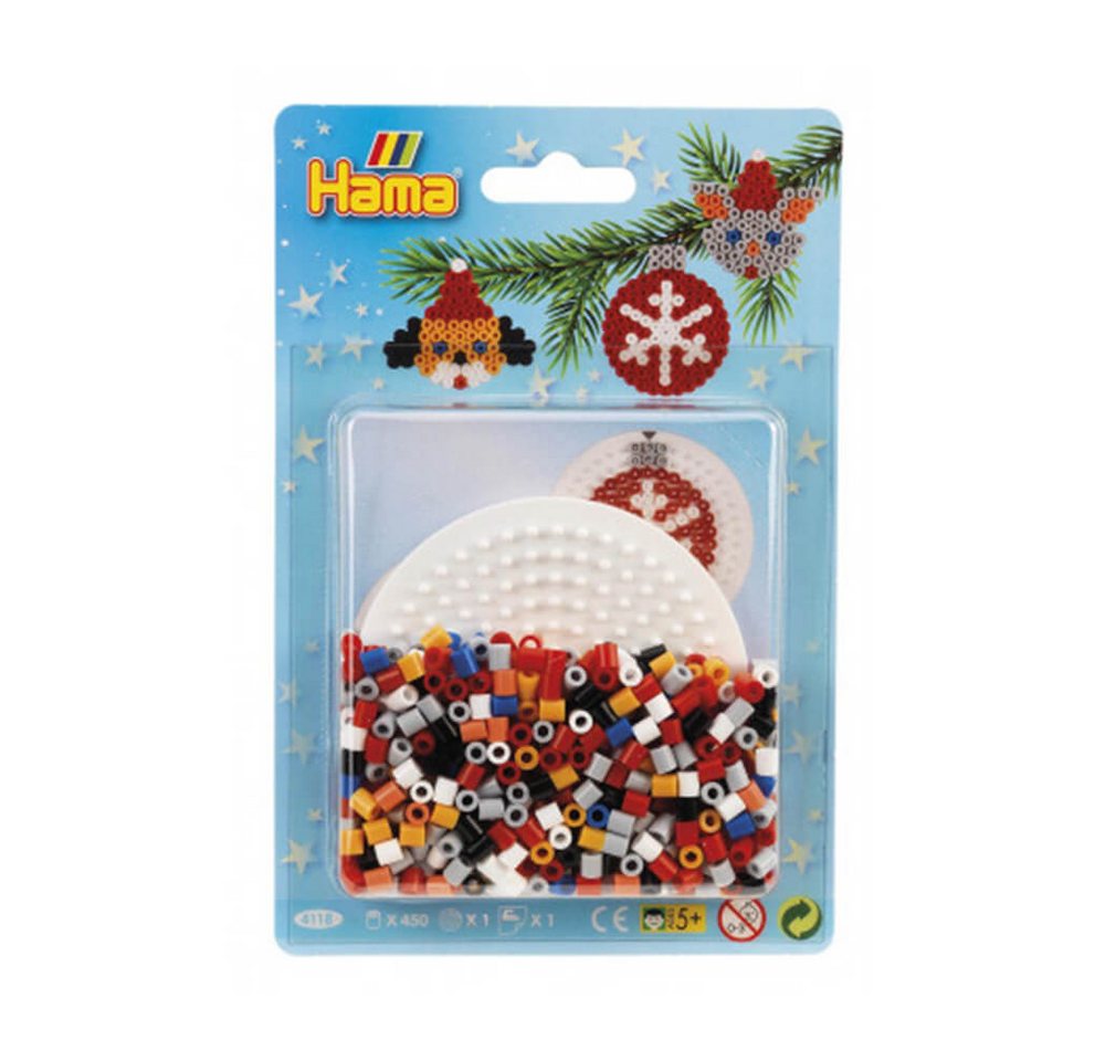 Hama Bügelperlen Hama Blister Weihnachten Kreis Midi-Bügelperlen von Hama