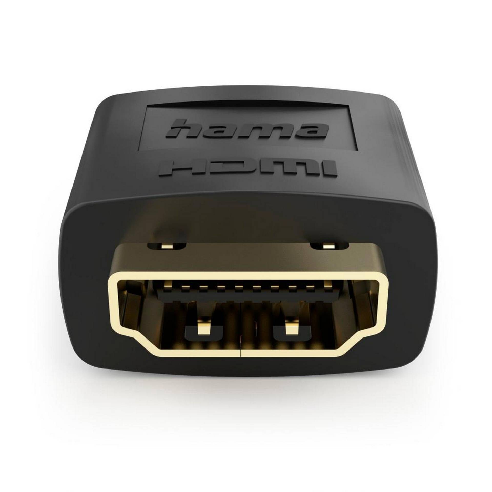 Hama HDMI-Adapter schwarz/vergoldet 2 x Kupplung 8K, für Computer Hama HDMI-Adapter schwarz/vergoldet 2 x Kupplung 8K, für Computer von Hama