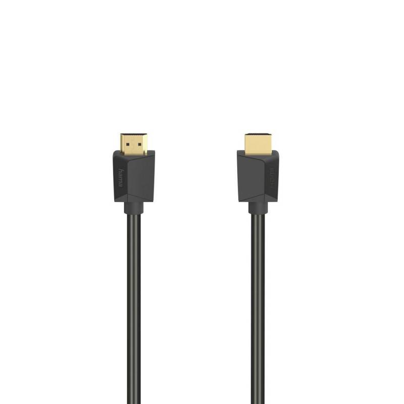 Hama HDMI-Kabel 'Essential Line' Ultra-High-Speed 8K schwarz/vergoldet 1 m von Hama