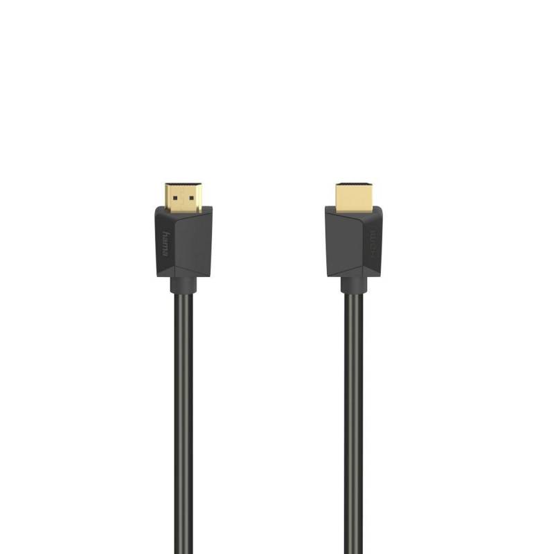 Hama HDMI-Kabel 'Essential Line' Ultra-High-Speed 8K schwarz/vergoldet 2 m von Hama