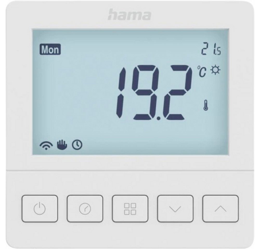 Hama Hama Smartes Fußbodenheizungs-Thermostat, Unterputz, per App/Sprache s Smart-Home-Zubehör von Hama