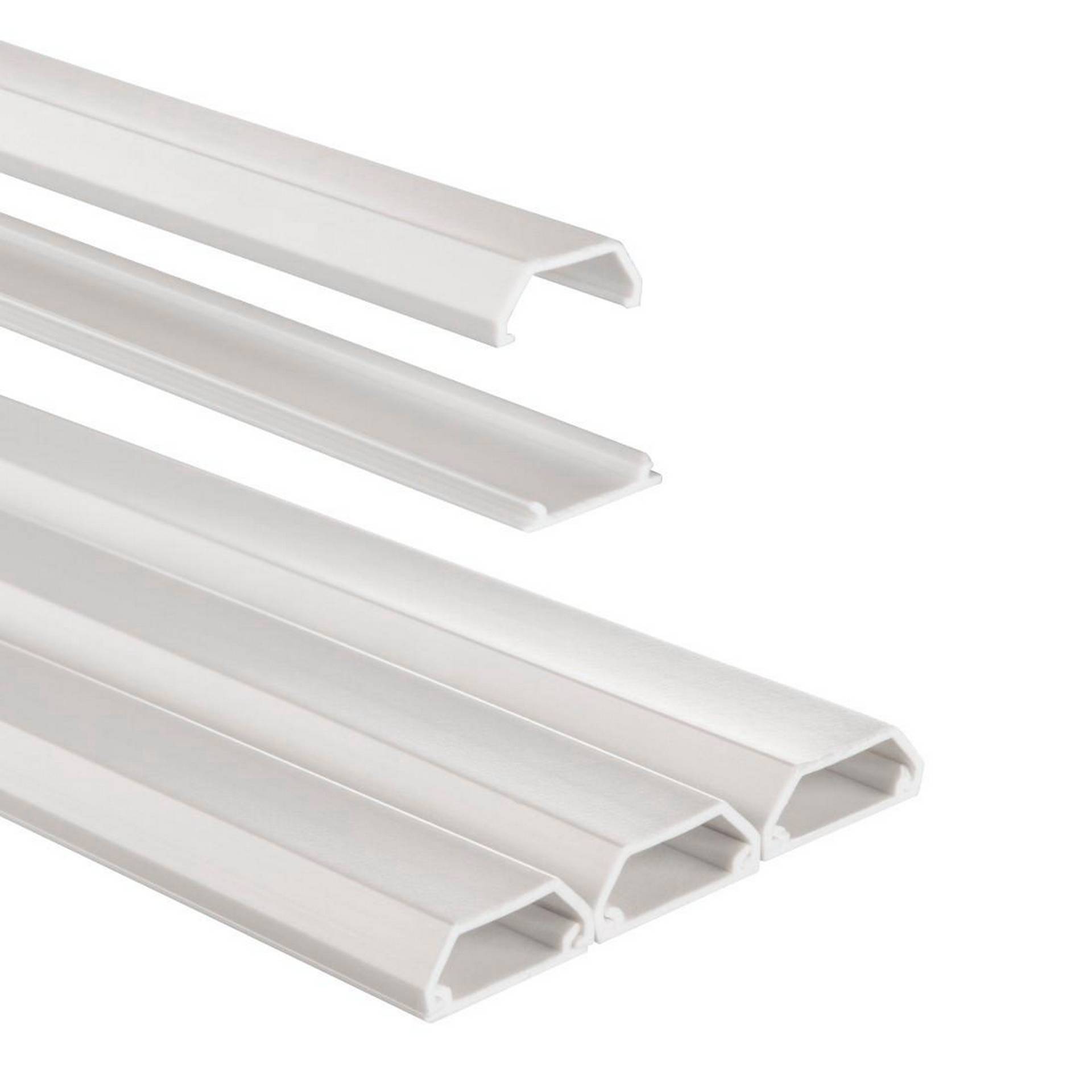 Hama Kabelkanal weiß selbstklebend eckig 100 x 2,1 x 1 cm, 3 Stück Hama Kabelkanal weiß selbstklebend eckig 100 x 2,1 x 1 cm, 3 Stück von Hama