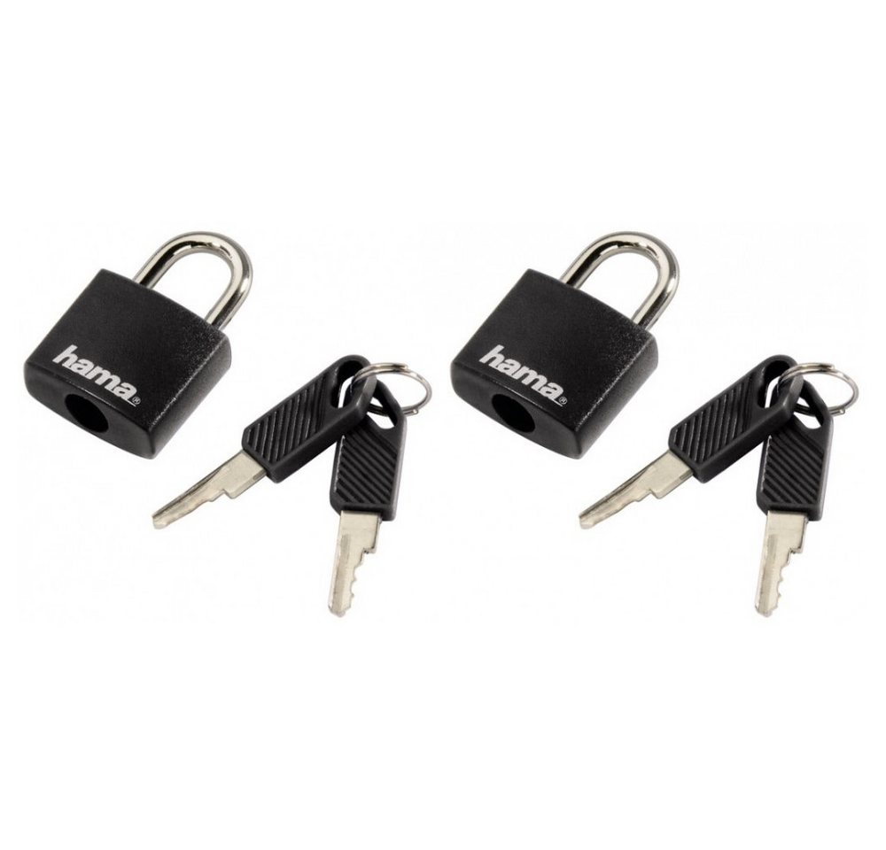 Hama Kastensicherung Hama Gepäckschloss 2er-Set schwarz für sicheres Reisen. (2er-Set Gepäckschlösser) von Hama