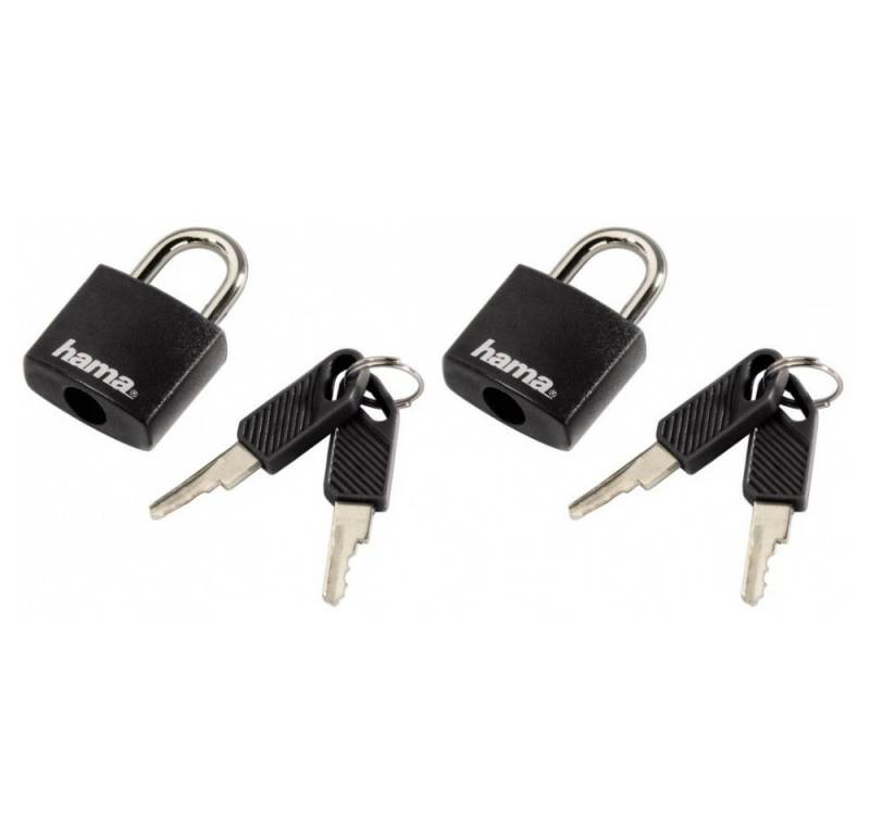 Hama Kastensicherung Hama Gepäckschloss 2er-Set schwarz für sicheres Reisen. (2er-Set Gepäckschlösser) von Hama