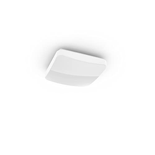 Hama LED Deckenleuchte dimmbar per App- u. Sprachsteuerung (WLAN Lampe Alexa/Google Home kompatibel, Deckenlampe f. Schlafzimmer, Kinderzimmer, Wohnzimmer, kein Hub/Gateway benötigt, 27cm) von Hama