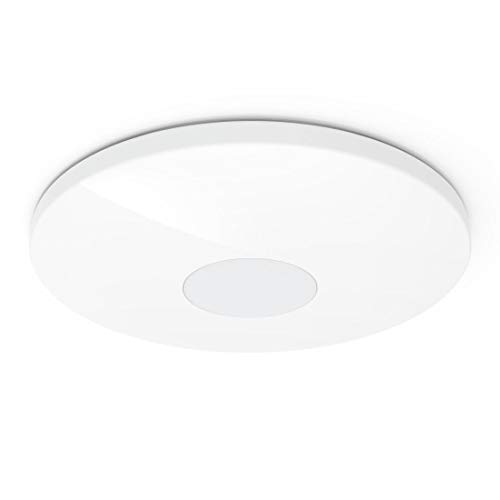 Hama LED Deckenleuchte dimmbar per App- u. Sprachsteuerung (WLAN Lampe Alexa/Google Home kompatibel, Deckenlampe f. Schlafzimmer, Kinderzimmer, Wohnzimmer, kein Hub/Gateway benötigt, Ø 50 cm) von Hama