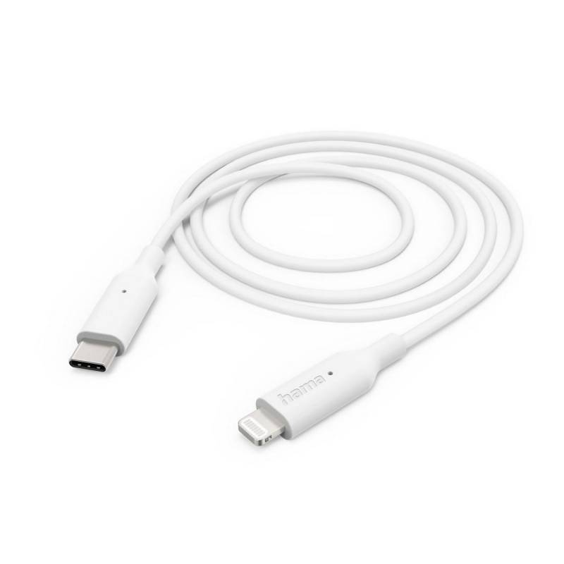 Hama Ladekabel weiß USB-C mit Lightning 1 m von Hama