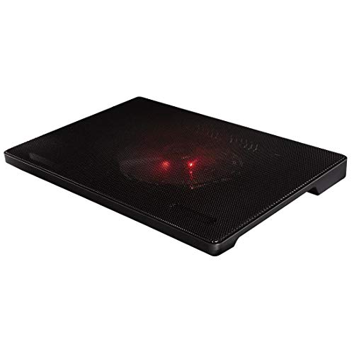Hama Laptop Kühler 13,3-15,6 Zoll (USB Anschluss, schnelle Kühlung, flaches Slim Design) Notebookkühler Schwarz von Hama