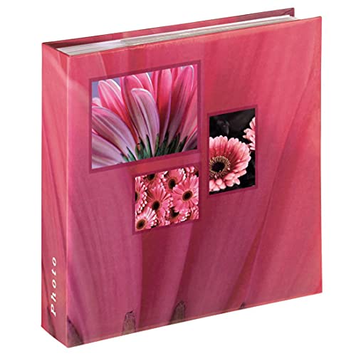 Hama Fotoalbum 100 Seiten (Memoalbum "Singo", 22x22,5 cm, mit 100 weißen Seiten) Rosa von Hama