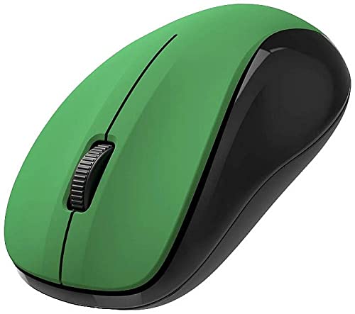 Hama Funkmaus kabellos (3 Tasten, 2,4GHz, 1200dpi, optische Maus kabellos, wireless, Computermaus, für Laptop/PC/Notebook, geräuschlos, Batterie, für Rechtshänder, für Linkshänder, USB-Empfänger) grün Hama Funkmaus kabellos (3 Tasten, 2,4GHz, 1200dpi, optische Maus kabellos, wireless, Computermaus, für Laptop/PC/Notebook, geräuschlos, Batterie, für Rechtshänder, für Linkshänder, USB-Empfänger) grün von Hama