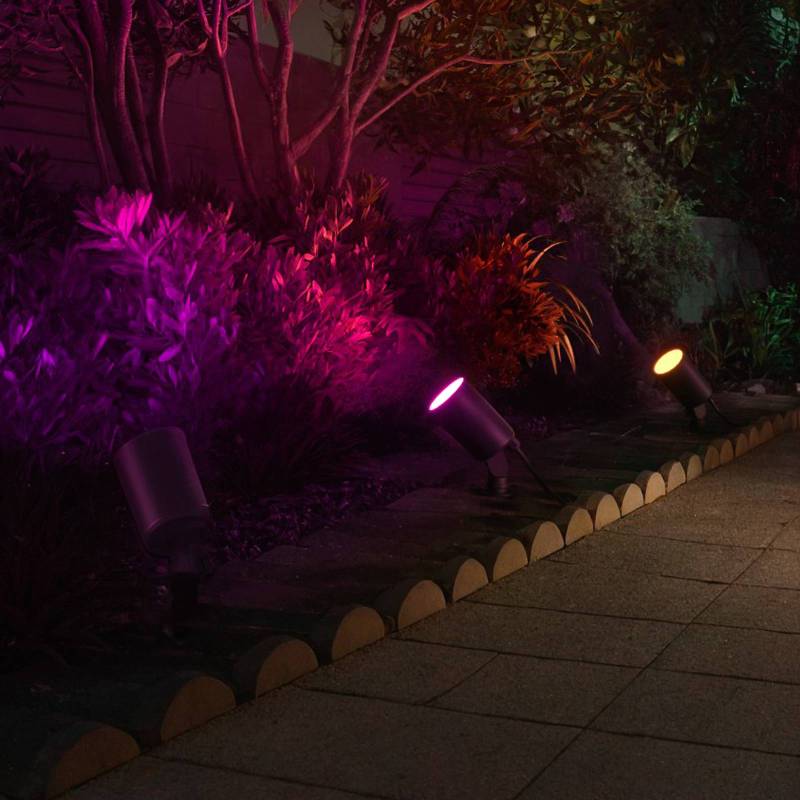 Hama Smart LED-Erdspießstrahler, schwarz WLAN, IP65 RGBW dim Hama Smart LED-Erdspießstrahler, schwarz WLAN, IP65 RGBW dim von Hama