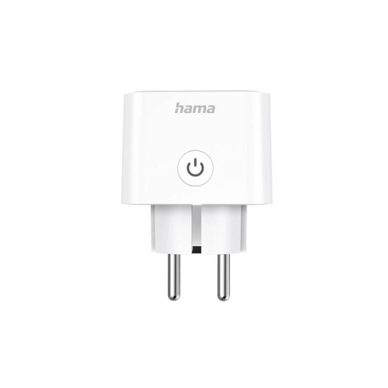 Hama Smarte WLAN-Steckdose Matter sprach- u. appgesteuert nachrüstbar 3.680W von Hama
