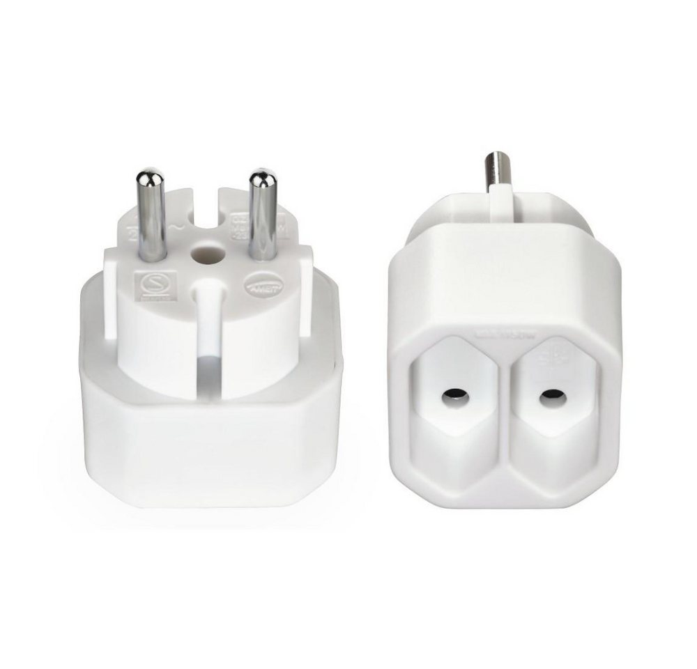 Hama Steckdosenadapter 2-fach Doppelpack – Platzsparend, mit Steckdosenleiste Hama Steckdosenadapter 2-fach Doppelpack – Platzsparend, mit Steckdosenleiste von Hama